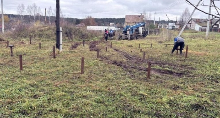 В Игринском районе Удмуртии начали возводить новый ФАП