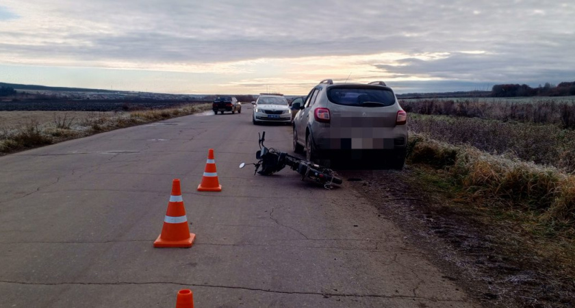 В Удмуртии 52-летняя женщина на электровелосипеде въехала в иномарку