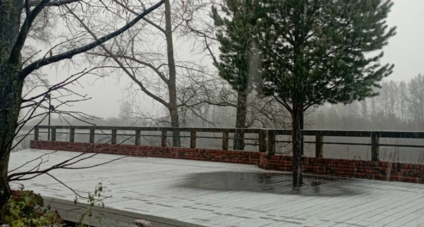 Выходные в Глазове будут с дождем и снегом