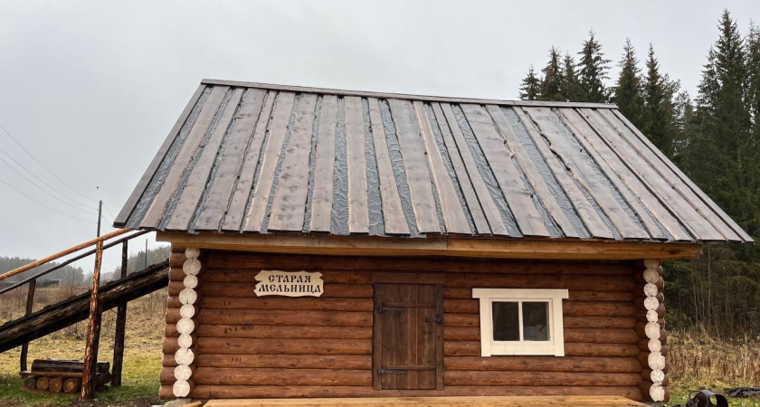 В Удмуртии реконструировали старинную водяную мельницу