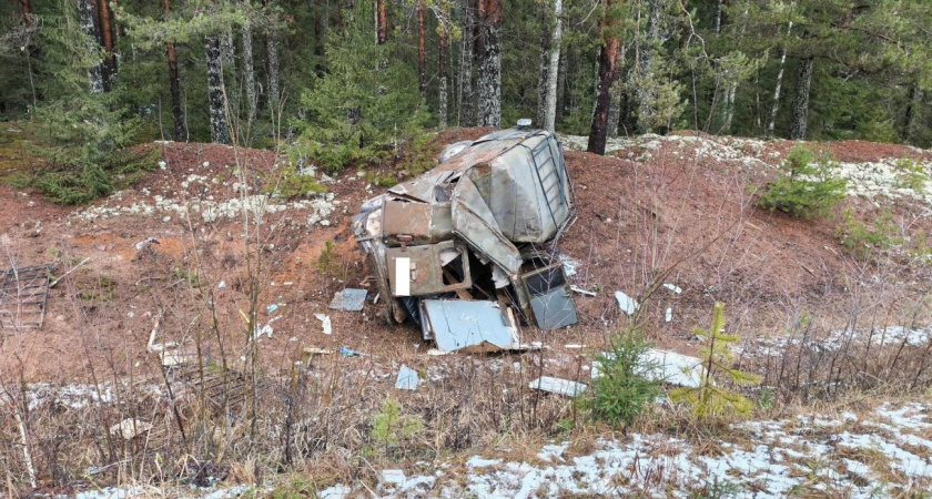 Пьяный водитель в Удмуртии улетел в кювет