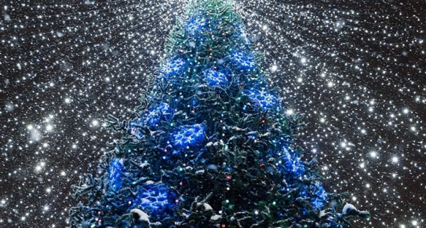 В следующую субботу в Глазове зажгут огни на главной городской елке