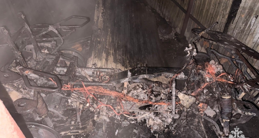 Неисправность квадроцикла привела к пожару в Удмуртии