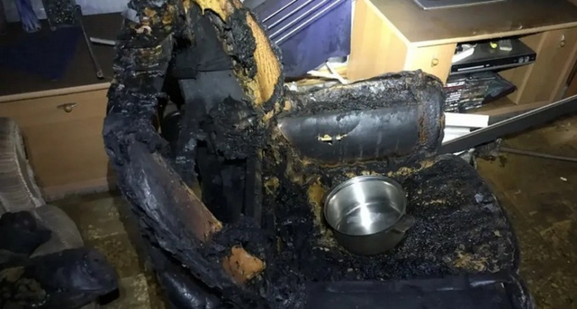 В Удмуртии при возгорании в многоэтажном доме погиб 60-летний мужчина