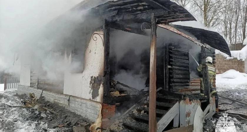 В Удмуртии угольная пыль спровоцировала пожар с пострадавшим