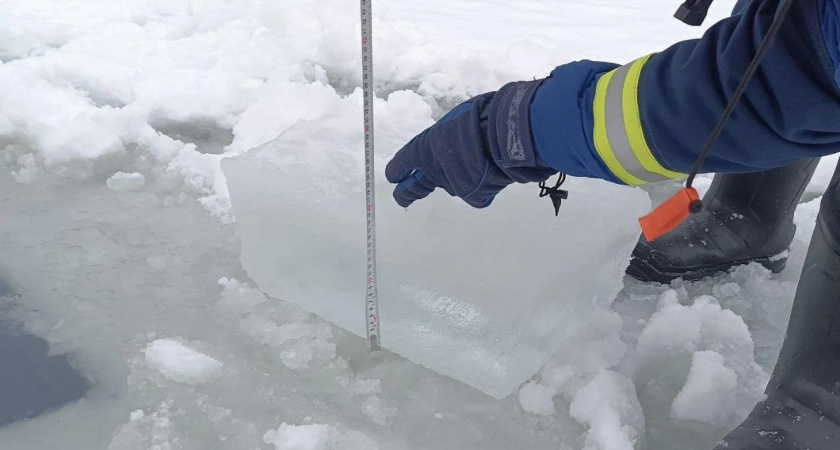 В Глазове отменили обустройство купели из-за недостаточной толщины льда