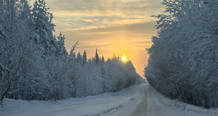 В воскресенье Удмуртию ожидает морозная погода с риском гололедицы