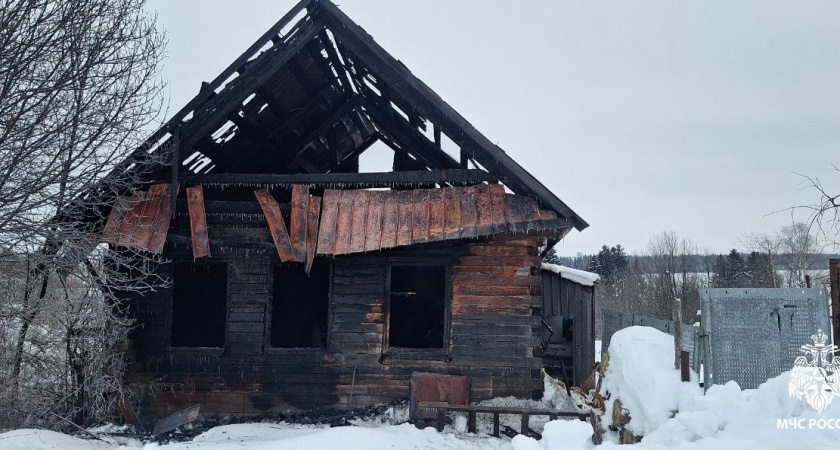 В Удмуртии при возгорании в частном доме погиб мужчина