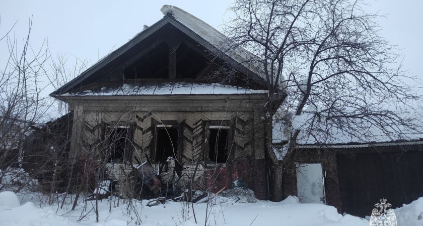 В Удмуртии пожилой мужчина погиб при пожаре в частном доме