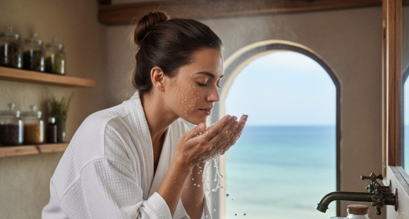 Просто масло и сода: японская хитрость при умывании, которая оставляет соль в прошлом