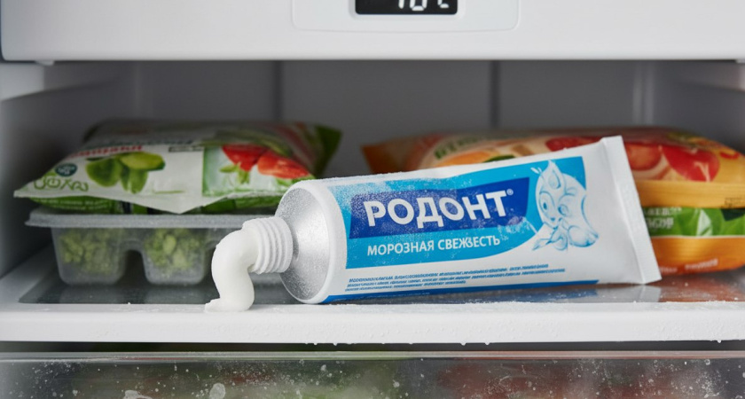 Кладу зубную пасту в морозилку— любимый лайфхак решает наболевшую проблему на кухне: совет на вес золота