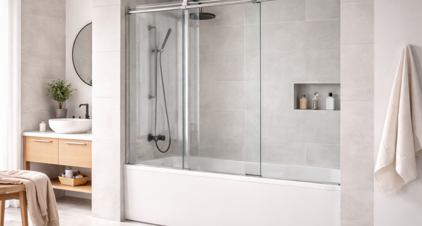 Почему вешать шторки в ванной больше не модно: замена, которая выглядит аккуратнее и служит дольше