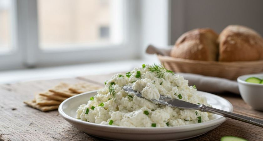Наливаю молоко в банку и жду ночь, наутро домашняя Филадельфия уже на столе - вкуснее и дешевле магазинного