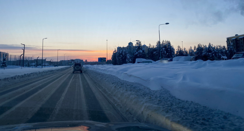 В субботу Удмуртию ожидает пасмурная и снежная погода