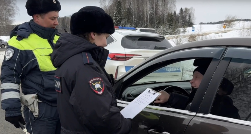 В Удмуртии продолжается акция гаишников посвященная 23 Февраля