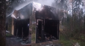 Гостевой домик сгорел в Удмуртии