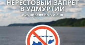 Рыбакам Удмуртии напоминают о нерестовом запрете