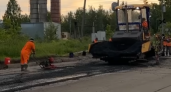 На улице Драгунова в Глазове приступили к укладке первого слоя асфальта