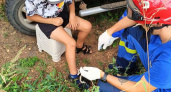 Спасатели в Удмуртии освободили ногу ребенка из проволоки