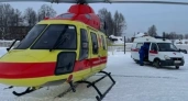 Вертолёт скорой помощи спас 16 детей в Удмуртии за 2025 год