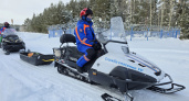 Спасатели Удмуртии провели тренировочные сборы по вождению снегоходной техники