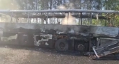 Автобус загорелся на трассе в Удмуртии