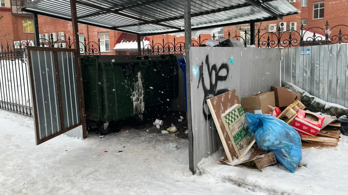 Глазовчане жалуются на горы мусора во дворах: администрация обещает разобраться за пару дней