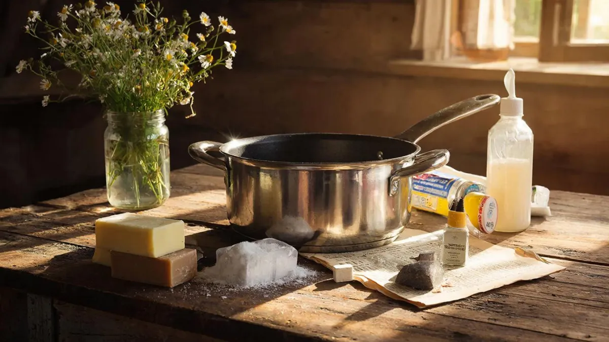 Купила пузырек за 60 р. и взяла пакет — «убитые» кастрюли как новые: вековая грязь сползает на глазах