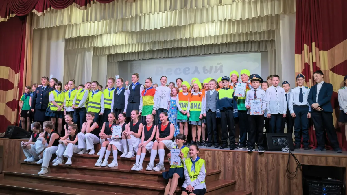 В Удмуртии прошел конкурс юных инспекторов движения «Веселый светофор»