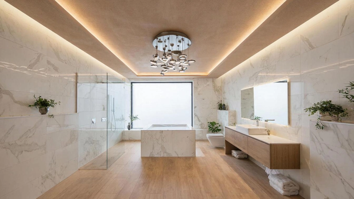 Натяжной потолок в ванной прошлый век: вот что в тренде в 2026 году - доступно и элегантно