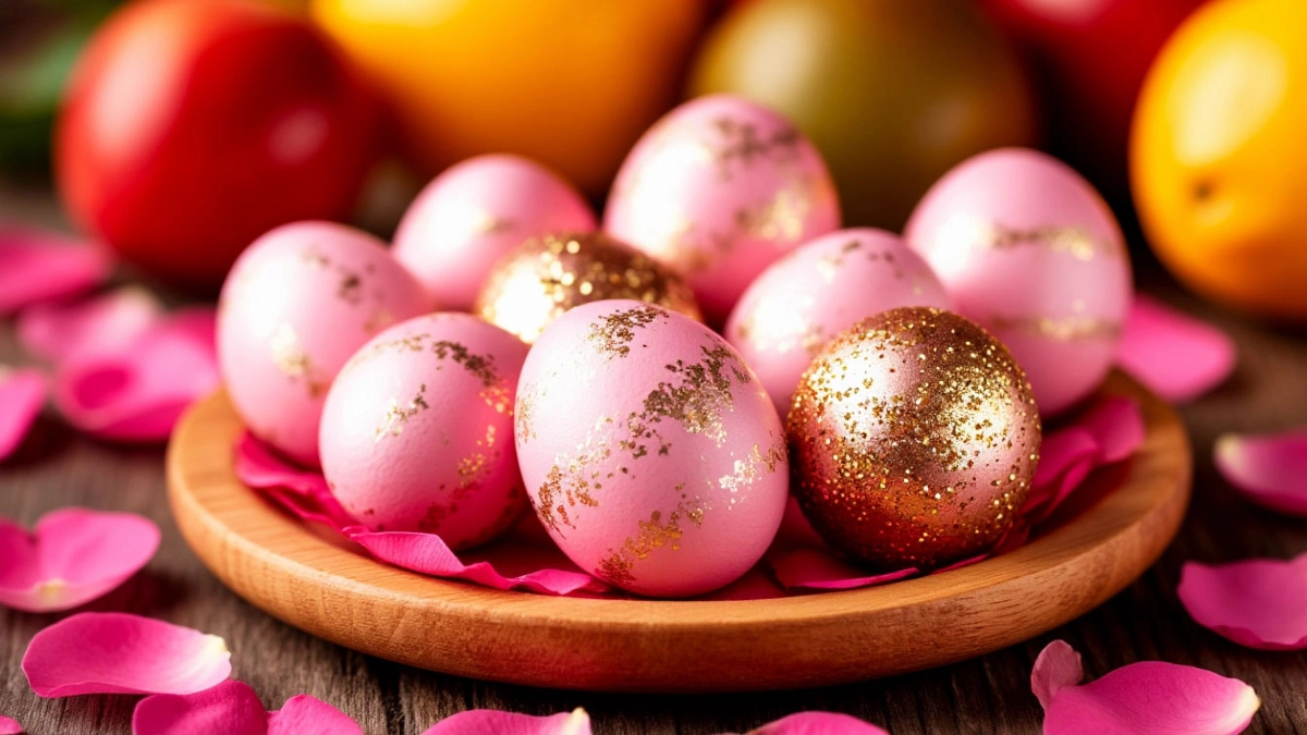 Луковую шелуху сдуло в мусорку: крашу пасхальные яйца простым овощем — получаются как драгоценные рубины