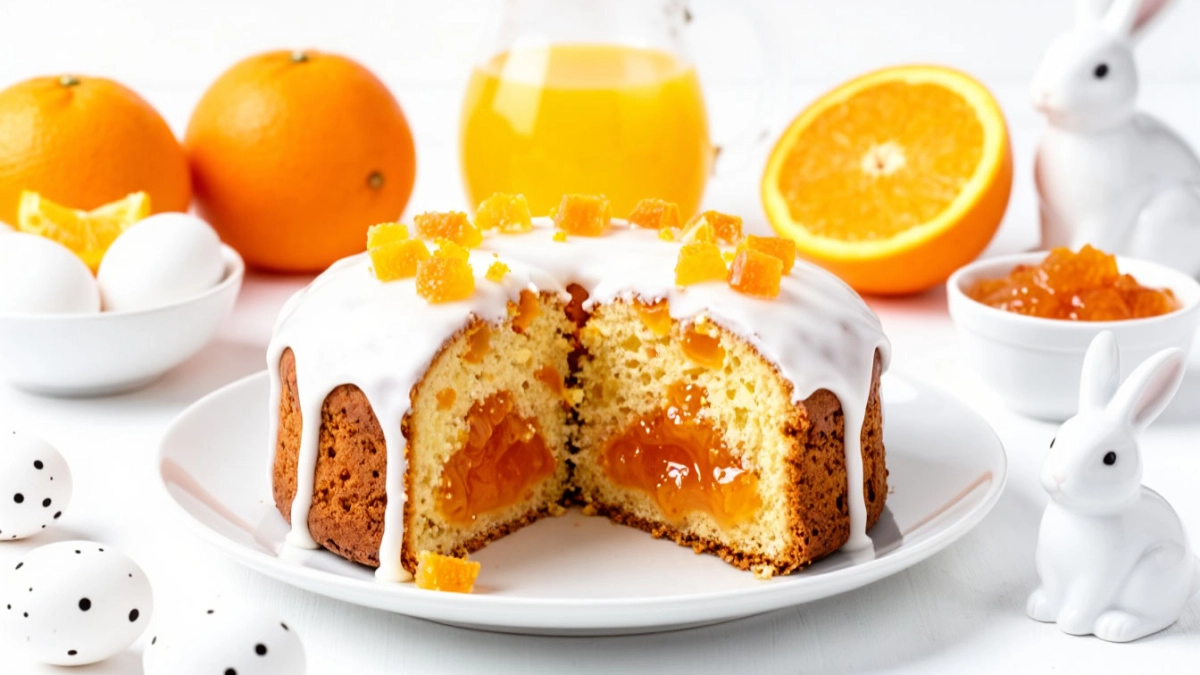 Больше никаких сухих булок: легкий кулич с кремом «Апельсин» — останется мягким даже на 5 день