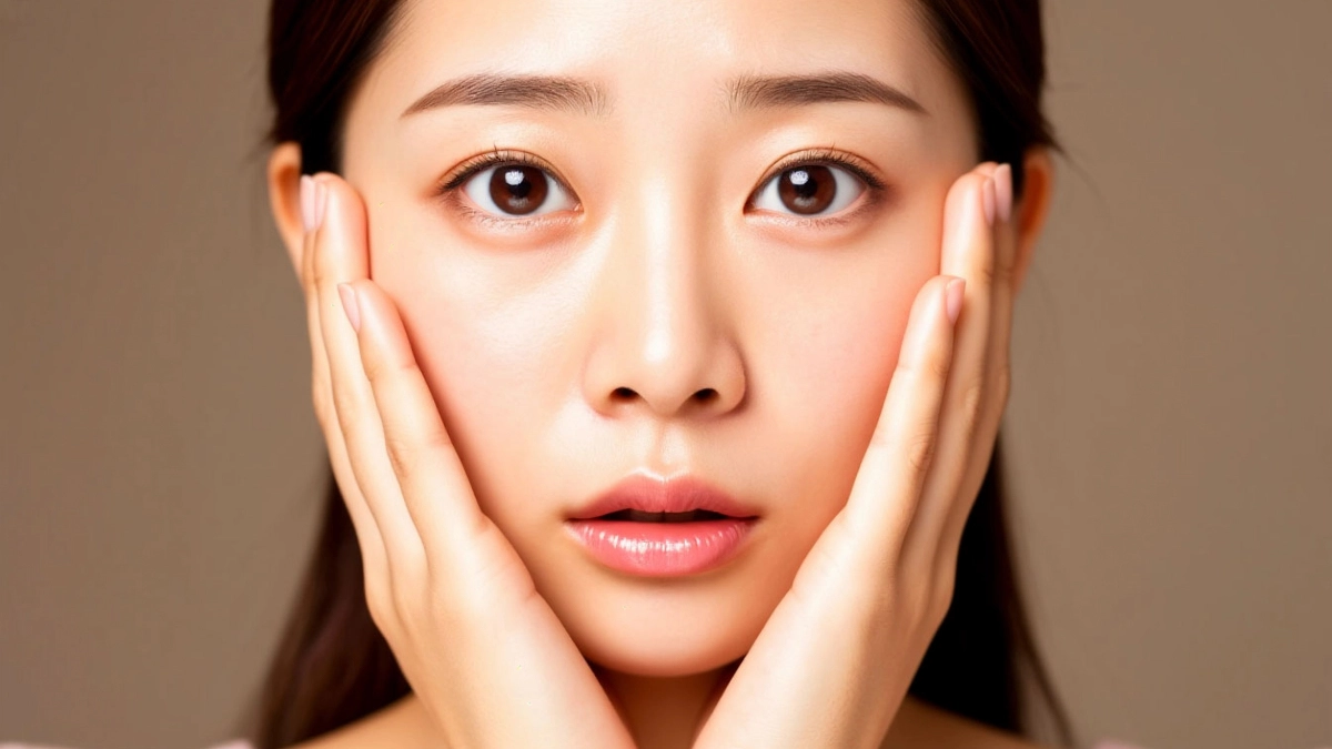 Две точки на лице на 30 секунд: простой приём японок, от которого овал подтягивается сам за 2 дня