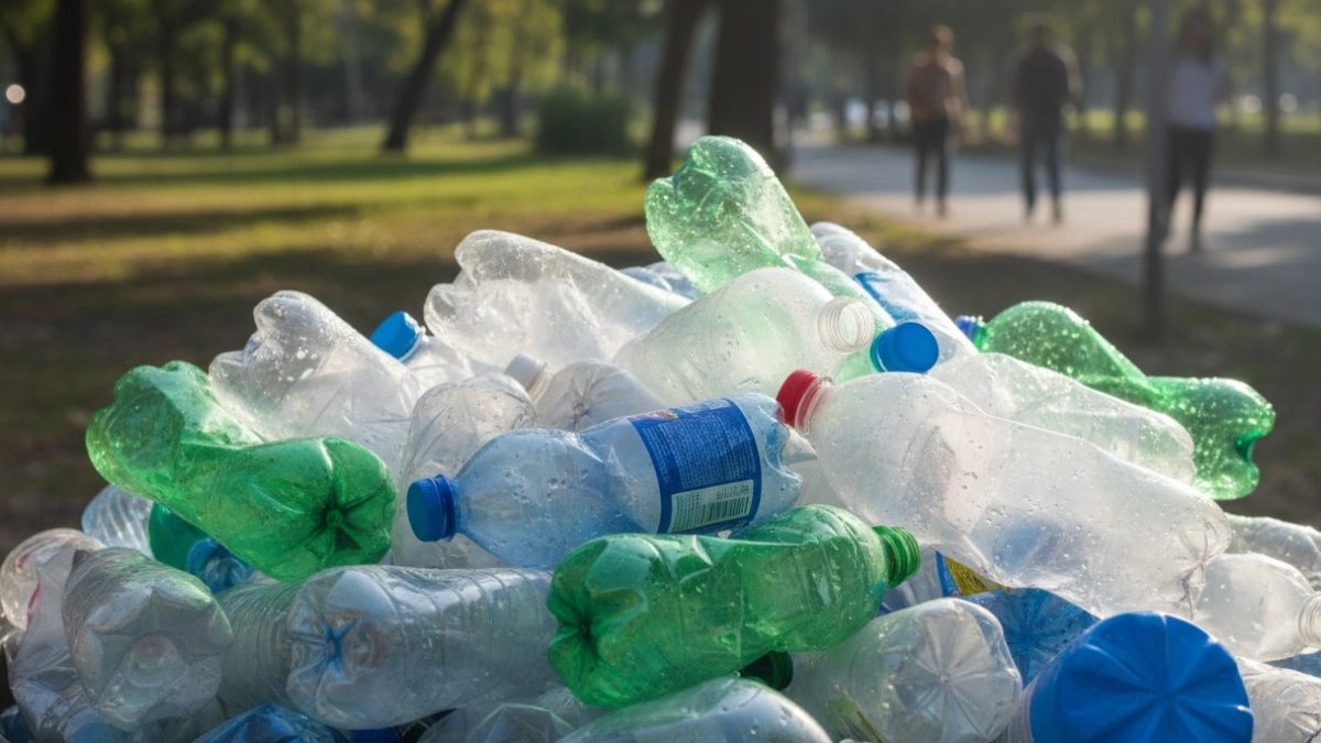 Выбрасывать пластиковые бутылки - моветон: новый тренд 2026 — вертикальные грядки из отходов на балконе