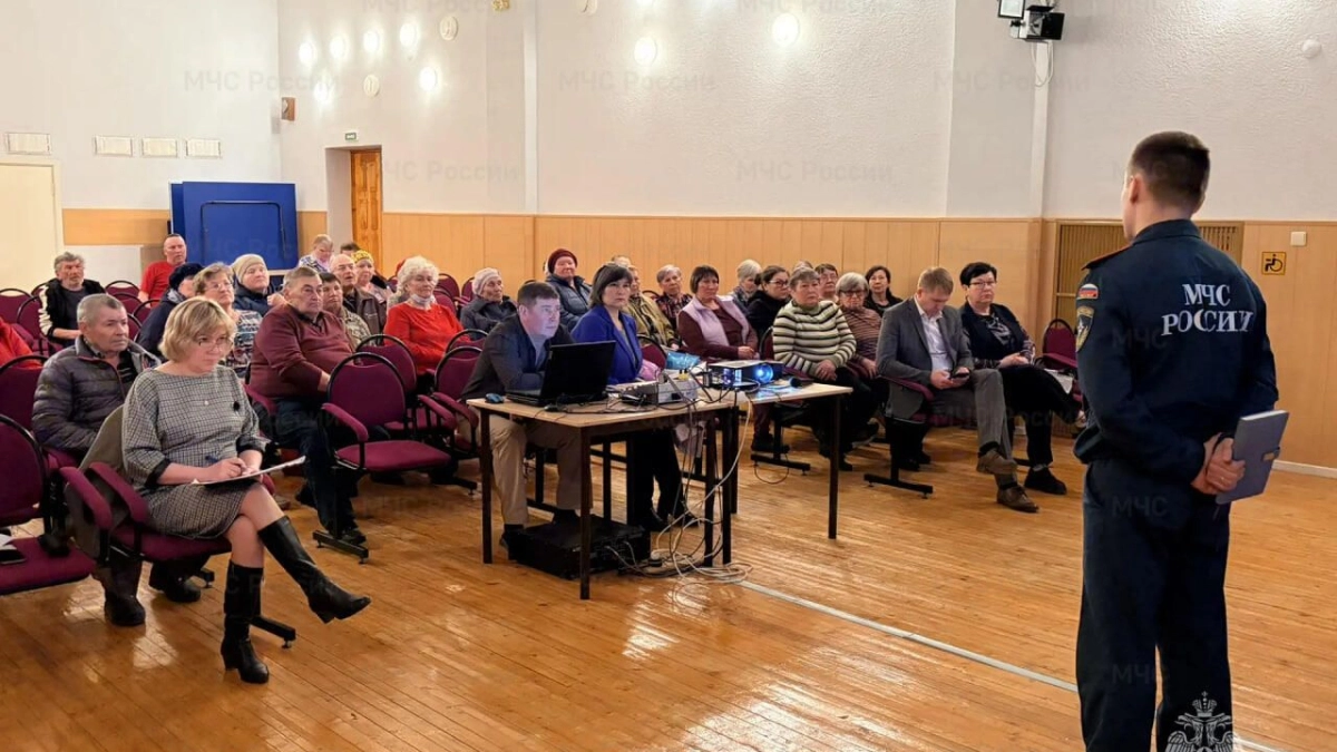 В Глазовском районе проходят профилактические встречи с населением по вопросам пожарной безопасности