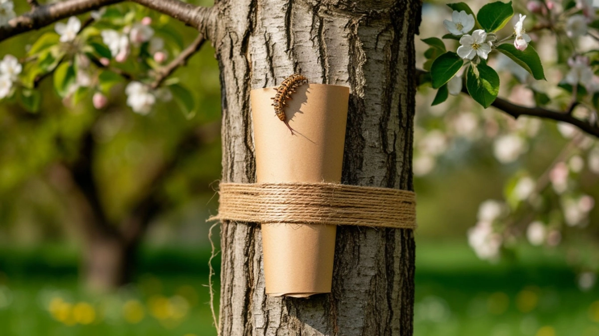 Ловчий пояс для деревьев: вот как просто защитить сад от вредителей без химии