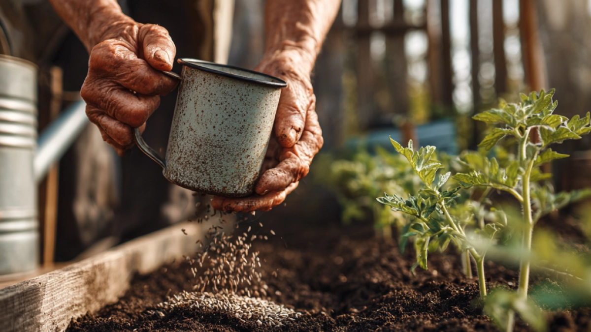 1 пакет на 5-7 см по лункам, и томаты с картошкой прут как на гормонах - навоз в пролете, нашла вещь получше
