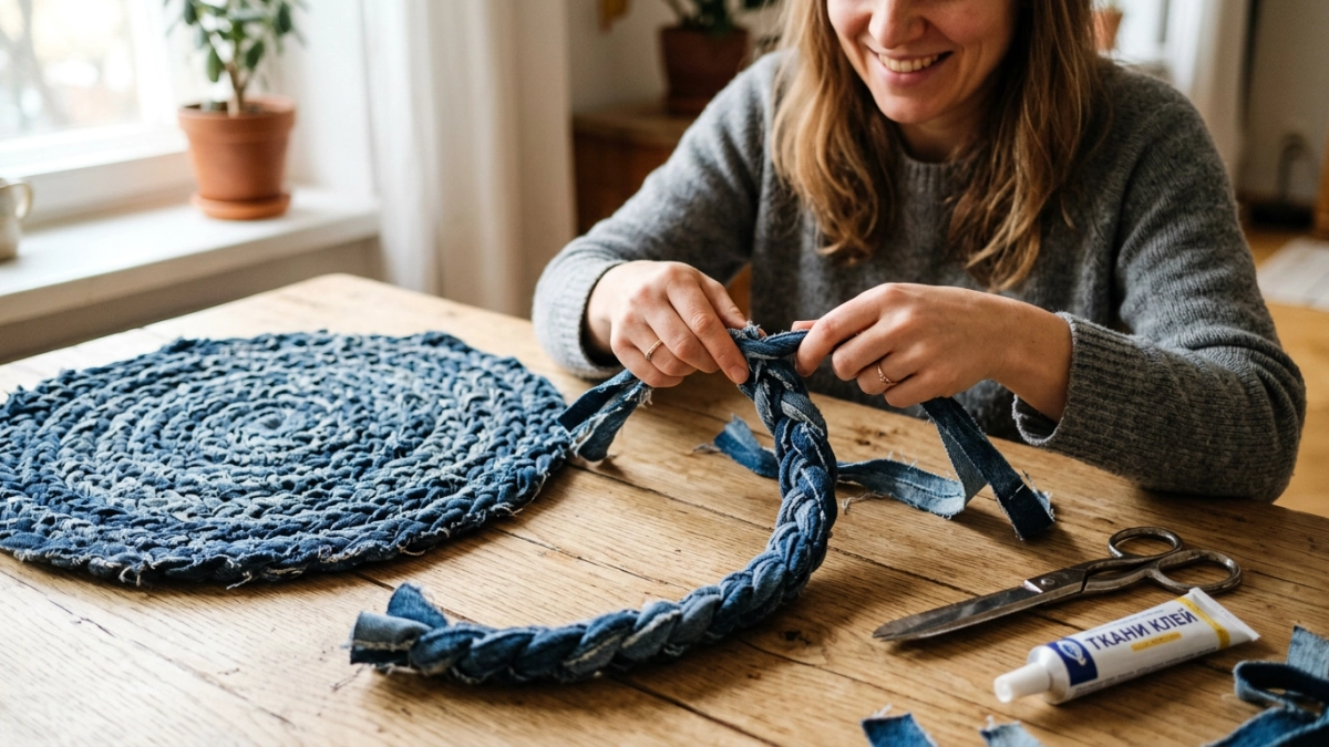 Старые джинсы в дело: 5 ленивых способов сделать из них коврики, сумки и подушки — ножницами и клеем за полчаса