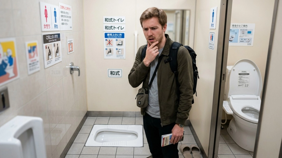 Почему японцы садятся на унитаз лицом вперед: причина удивляет — но логика есть