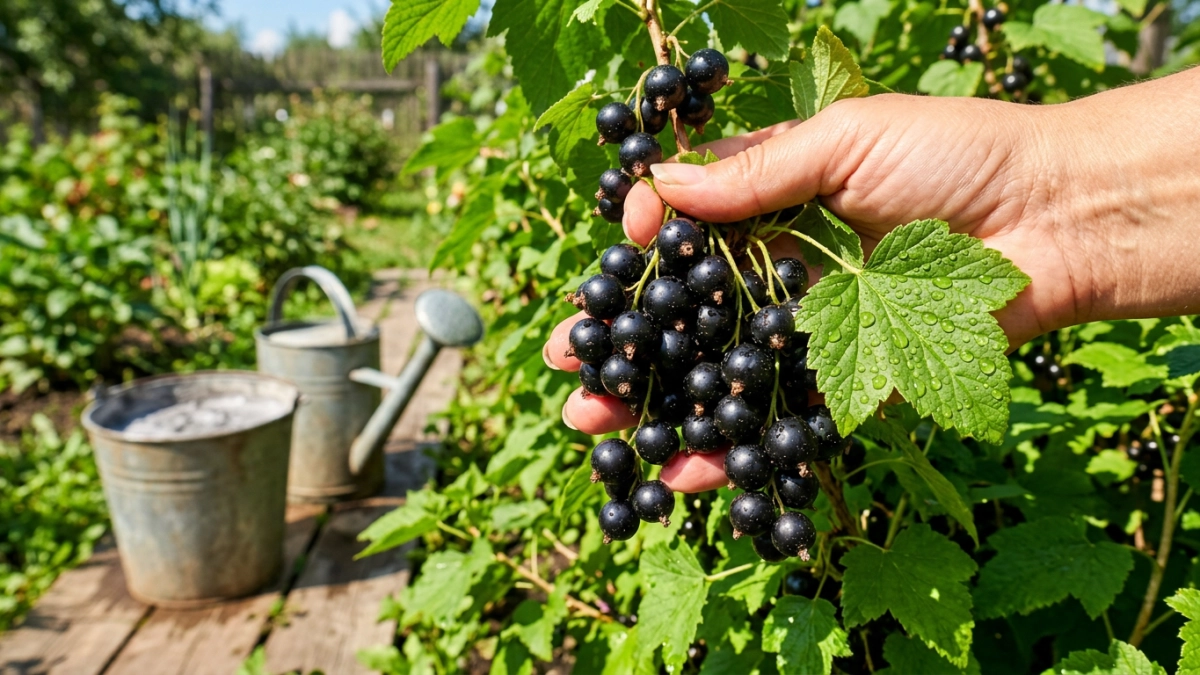 100 гр под куст – смородина размером с орех, изумрудные листья, ни вредителей, ни мучнистой росы