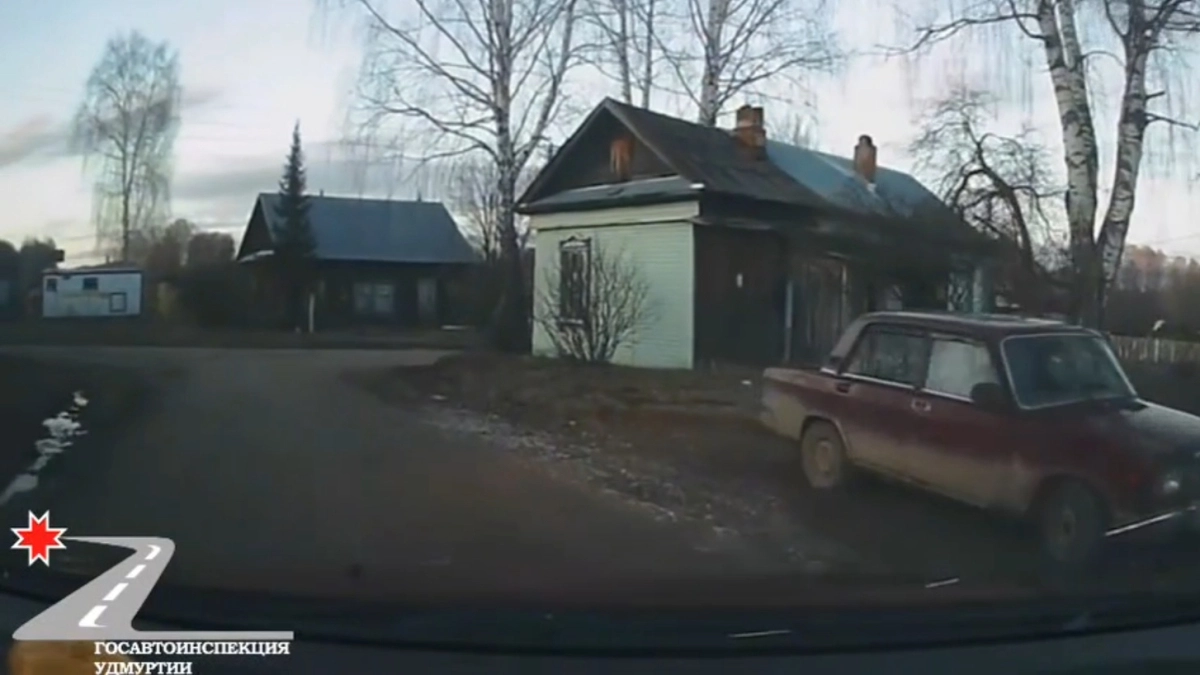 В Удмуртии пьяный водитель столкнулся с «ВАЗ 2107» и скрылся, но его быстро нашли