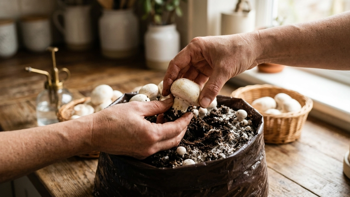 Единственные грибы, которые растут без света: как в дачном сарае собрать килограммы шампиньонов