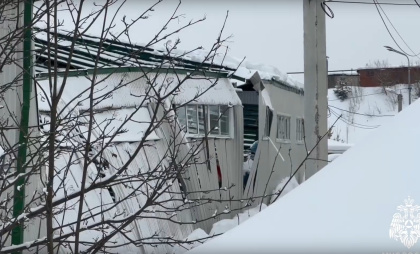 В Удмуртии рухнула крыша ангара: повреждено несколько сотен квадратных метров