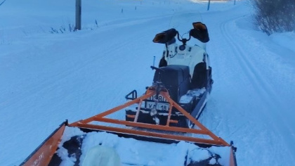 В Глазов поступил трассоукладчик для подготовки лыжной дороги